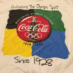 Vintage Coca Cola shirt 1996 Olympics Atlanta Coke 1928 shirt